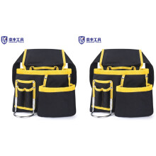 2Pièces Outil Électricien Noir Oxford Durable Travail Efficace