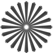 120Pièces Accessoires Rivets Métal Punk Noir Pour DIY Vêtements