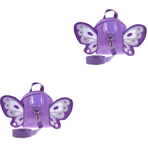 2Pièces À Harnais Avec Laisse Robuste Violet