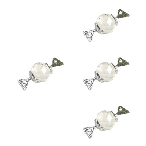 4Pièces Cristal Art Sucre Décor Maison Cadeau Élégant