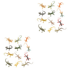 48Pièces Figurines Lézard Réalistes En Plastique Colorées Décor Et Jeu