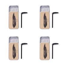 4Pièces Sourcils Fixateur Naturel Variées Volume