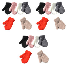 18Paires Hiver Plein Doigt Multicolores Protection Main