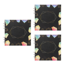 3Pièces Carnet Peinture Multi Usage Compact Durable