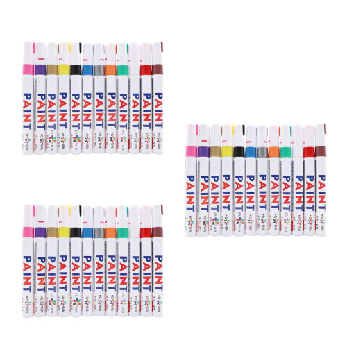 36Pièces Stylos Peinture Auto Réparation Rayures