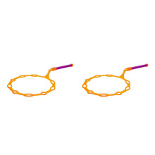 2Pièces Jouet Souffle Bulles Orange Amovible Pour Enfants