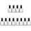 12Pièces Flacon Spray Rechargeable Transparent Portable 1