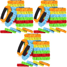 60Pièces Bandes Élastiques Pour Course À Trois Jambes, Couleurs Vives