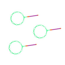 3Pièces Accessoires Bulles Vert Jouet Plein Air