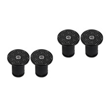 4Pièces Accessoires Cyclisme Embouts Aluminium Noir Solides