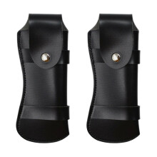 2Pièces Protection Cutter Noir En Cuir PU Résistant Réutilisable