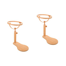 2Pièces Support Cerceau Broderie Bois Durable Portable