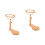 2Pièces Support Cerceau Broderie Bois Durable Portable 1