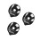 3Pièces Protections Polyester Noires Rackettes Badminton Entraînement 1