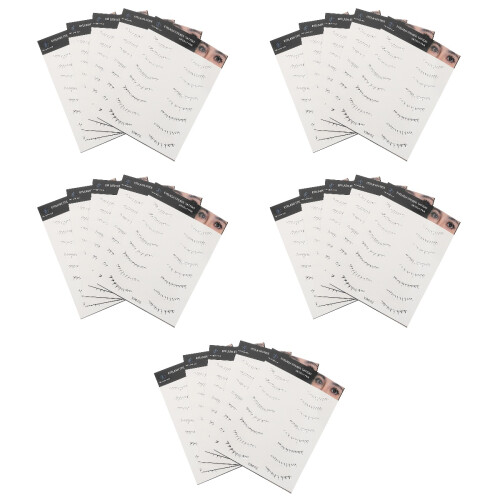 25Sheets False Eyelash Stickers Black Lower Lash Tattoos Makeup Tool