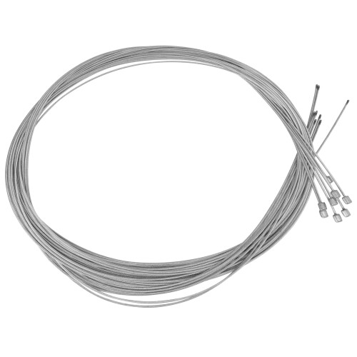 24Pièces Câble De Argenté Avec Gaine De Protection Ptfe