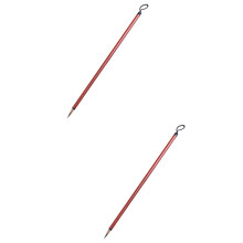 2Pièces Pinceaux Bruns Acier Pour Encre
