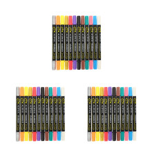 36Pièces Stylos Marqueurs Peinture Usage Couleurs Assorties