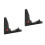 2Pièces Support Instrument Noir Durable Avec Manchons Silicone 1