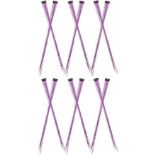 12Pièces Kit Extensions Tinsel Violet Clip Pour Fille