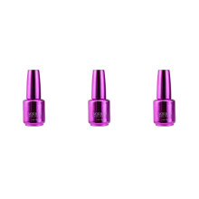 3Pièces Vernis Violet Nail Art Métallique Pour Ongles
