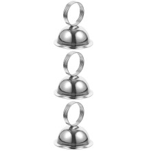 3Pièces Porte-Cartes De Table En Métal Argenté Pour Photos Notes