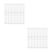 400PiĂšces Tube Plastique Durable Transparente Stockage Nutrition