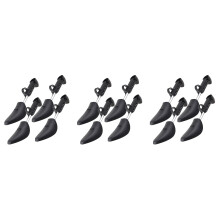 12Pièces Élargisseur De Chaussures Femme Noir Ajustable Support Solide