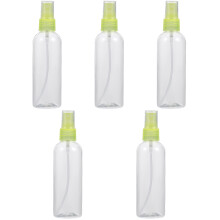 5Pièces Bouteilles De Toilette Rechargeables Pour Voyage En Plastique