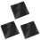6Paquets Grille Drainage Pots Fleurs Noir Réutilisable Jardin 1