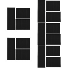 50Pièces Fingerboard Grip Tape Noir Mousse Adhésif Antidérapant