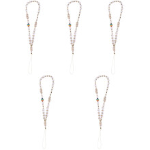 5Pièces Strap Téléphones En Pâte Polymère Colorée Perles