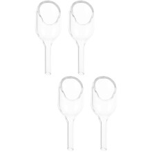 4Pièces Entonnoirs Laboratoire Verre Clair Réutilisable Pour Pesées