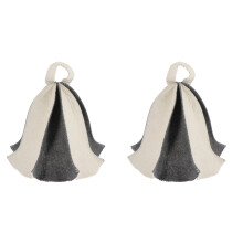 2Pièces Chapeaux Sauna Épais Protection Cheveux Assortis Confortables