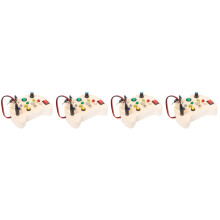 4Pièces Jouet Bois Pour Enfants Plateau D'activités