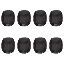 8Pièces Protections De Casque Noir Ajustable En Tissu Oxford