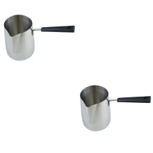 2Pièces Pot À Lait Argenté Durable Avec Bec Aigle Pour Café Latte