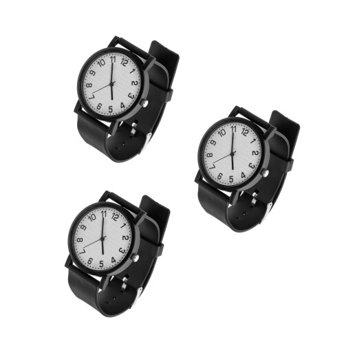 3Pièces Blancs Étudiants Confortables Bracelet Réglable