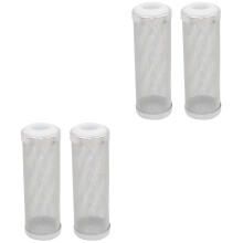 4Pièces Filtre Entrée Maille Acier Inox Blanc Protection Aquarium