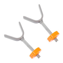 4Pièces Adaptateurs Boulons Y Pour Portails Bébé Et Clôtures Argentés
