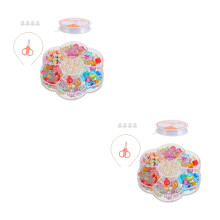 2Ensembles Jeux De Bijoux En Plastique Colorés Pour Enfants Boîte