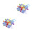 2Pièces Hochet Bébé Tissu Doux Jouets Infantils 1