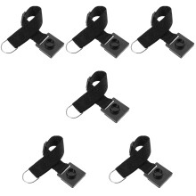 6Pièces Accessoire Ancre Noir Résistant Antidérapant