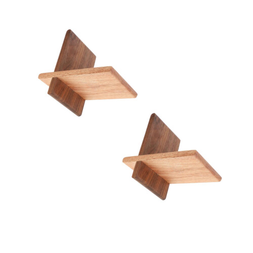 2Pièces Pied Support Kalimba Bois Massif Portable Couleur