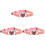 3Pièces Colliers Chat Rose Ajustables En Décoratif 1