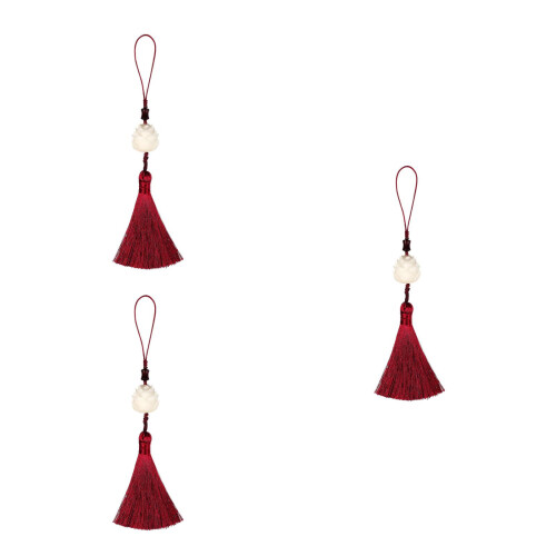 3Pièces Accessoires Rouge Décoration Élégante Pour Coque Et
