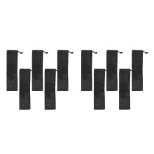 10Pièces Outdoor Noir En Tissu 210T Pour Matériel De Camping