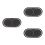 3Pièces Patches Batterie Doubles Pédales Protection Durable 1