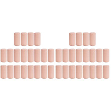 40Pièces Blocs De Bois , Jeux Éducatifs Rose Pour Enfants