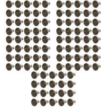 150Pièces Accessoires Jeans Boutons Alliage Marron Sans Couture